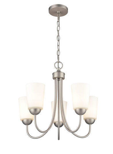 Ivey Lake 5-Light Chandelier Ceiling Light Satin Nickel (670|9805-SN)