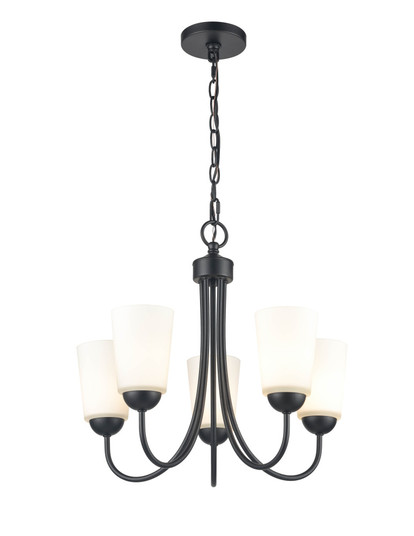 Ivey Lake 5-Light Chandelier Ceiling Light Matte Black (670|9805-MB)