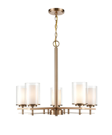 Huderson 5-Light Chandelier Ceiling Light Modern Gold (670|5515-MG)