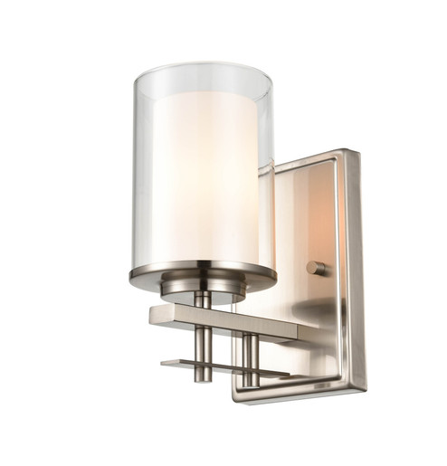 Huderson 1-Light Wall Sconce Brushed Nickel (670|5501-BN)