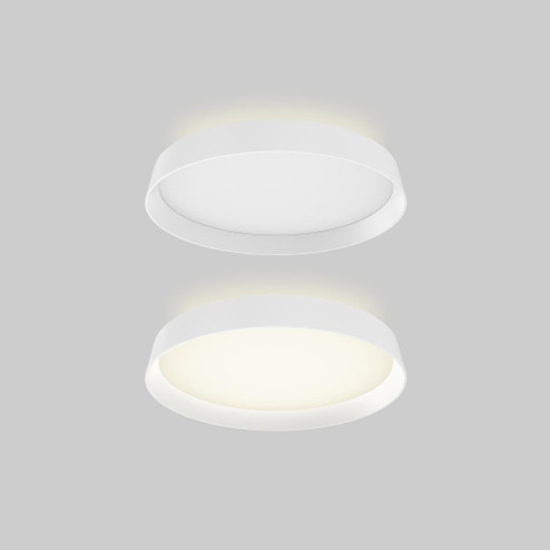 Aurora 12 Inch Dual - Light Dimmable LED Flush Mount (776|CFH12-3K-WH)