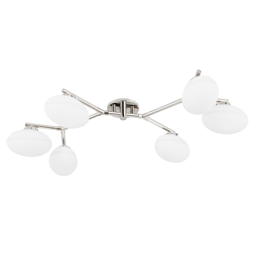 6 LIGHT SEMI FLUSH (57|5541-PN)