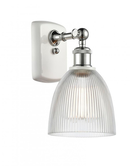 Castile - 1 Light - 6 inch - White Polished Chrome - Sconce (3442|516-1W-WPC-G382)
