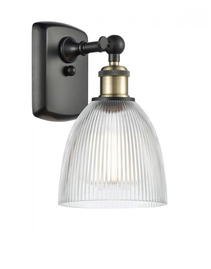 Castile - 1 Light - 6 inch - Black Antique Brass - Sconce (3442|516-1W-BAB-G382)