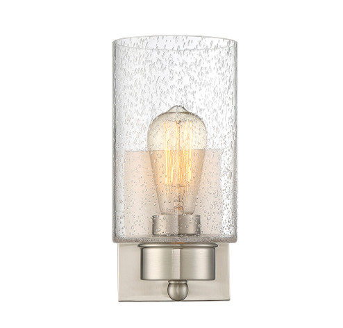 1-Light Wall Sconce in Brushed Nickel (8483|M90013BN)