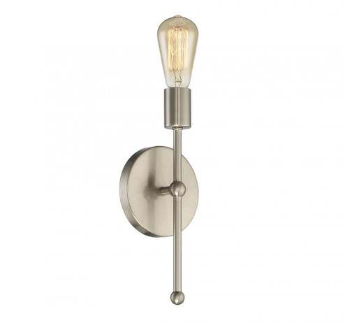 1-Light Wall Sconce in Satin Nickel (8483|M90005-SN)