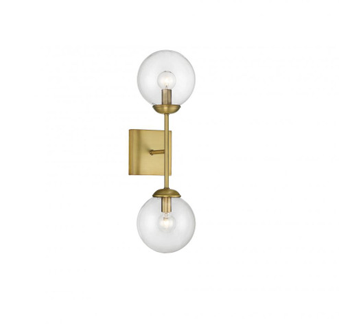 2-Light Wall Sconce in Natural Brass (8483|M90001NB)