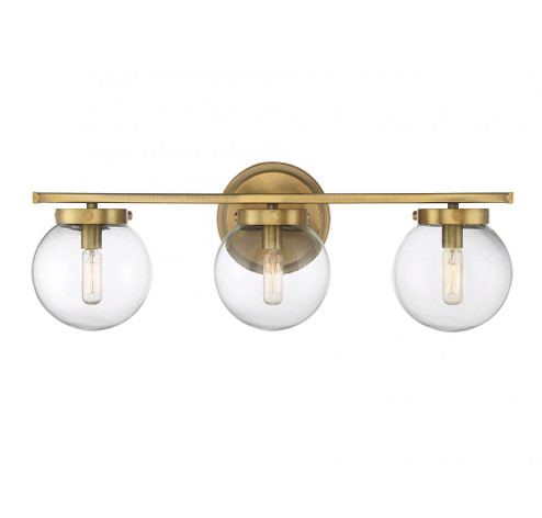 3-Light Bathroom Vanity Light in Natural Brass (8483|M80024NB)