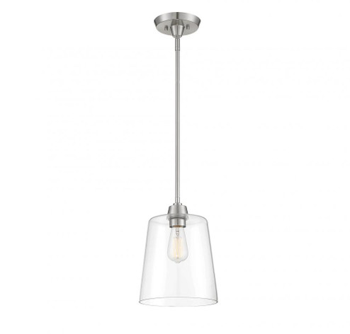 1-Light Pendant in Brushed Nickel (8483|M70081BN)