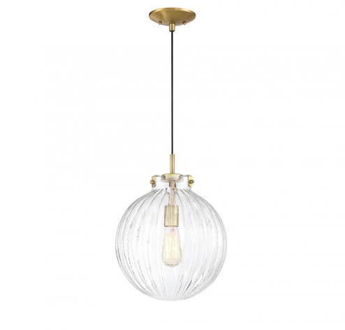 1-Light Mini Pendant in Natural Brass (8483|M70068NB)