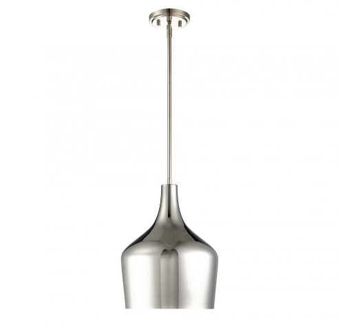 1-Light Pendant in Polished Nickel (8483|M70020PN)