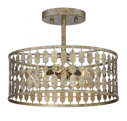 3-Light Ceiling Light in Antique Gold (8483|M60038OG)