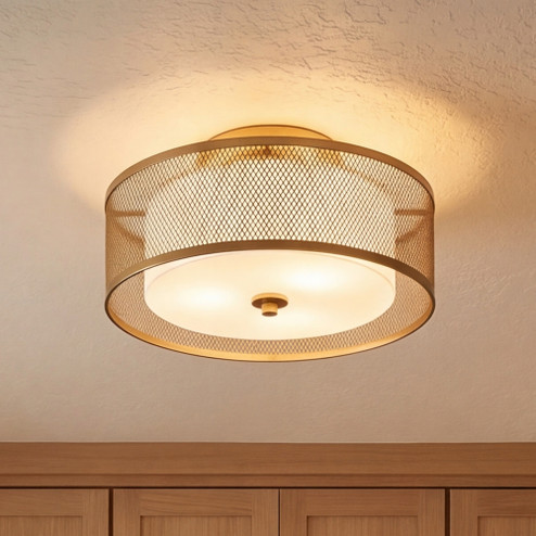 3-Light Ceiling Light in Natural Brass (8483|M60018NB)