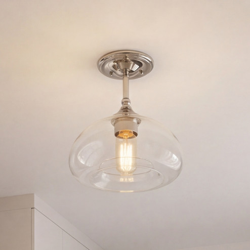 1-Light Ceiling Light in Polished Nickel (8483|M60017PN)