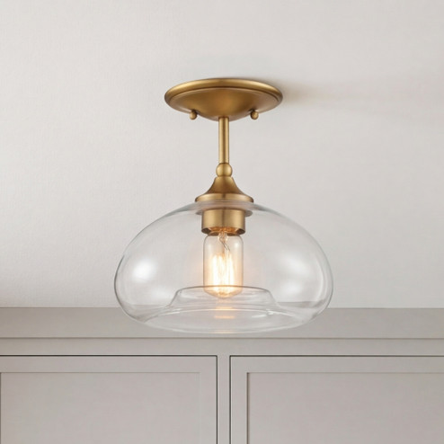 1-Light Ceiling Light in Natural Brass (8483|M60017NB)