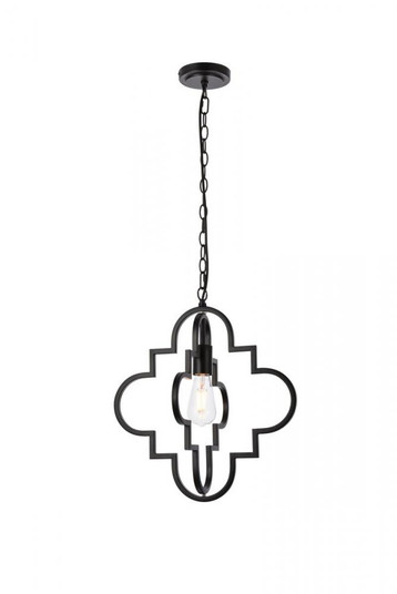 Sandara 1 light pendant in black (758|LD7063D16BK)