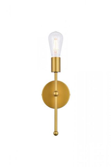 Keely 1 light brass wall sconce (758|LD2356BR)