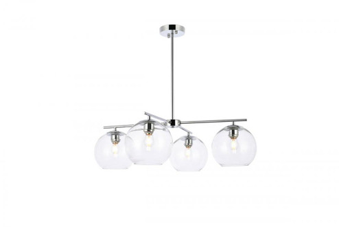 Opus 4 lights chrome pendant (758|LD2331C)