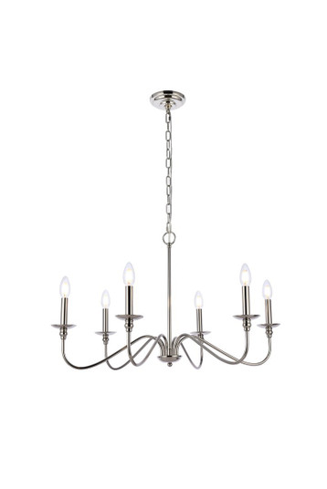 Rohan 30 Inch Chandelier in Polished Nickel (758|LD5056D30PN)