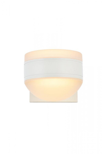 Raine Integrated LED wall sconce in white (758|LDOD4017WH)