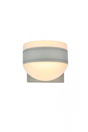 Raine Integrated LED wall sconce in silver (758|LDOD4017S)