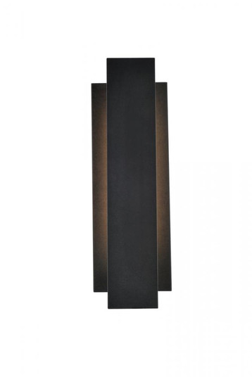 Raine Integrated LED wall sconce in black (758|LDOD4005BK)