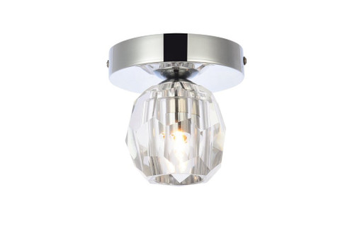 Eren 1 Light Chrome Flush Mount (758|3505F5C)