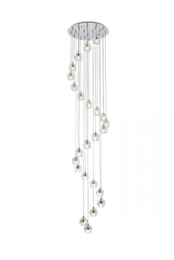 Eren 24 lights Chrome pendant (758|3505G19C)