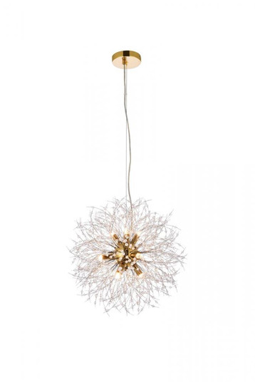 Solace 9 lights Gold pendant (758|3507D18G)