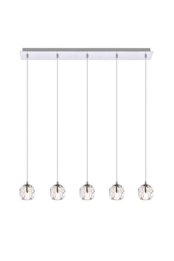 Eren 5 Lights Chrome Pendant (758|3505D32C)