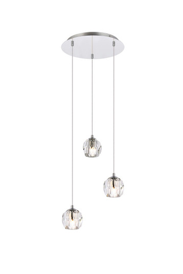 Eren 3 Lights Chrome Pendant (758|3505D12C)