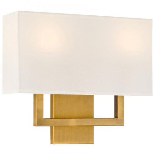 2 Light LED Wall Sconce (7|64062LEDDLP-ABB/WH)