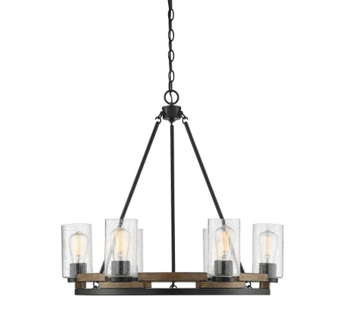 Lynwood 6-Light Chandelier in Lodge (641|V6-L1-7600-6-185)