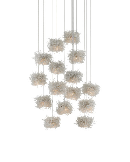 Birds Nest 15-Light Round Multi-Drop Pendant (92|9000-0698)