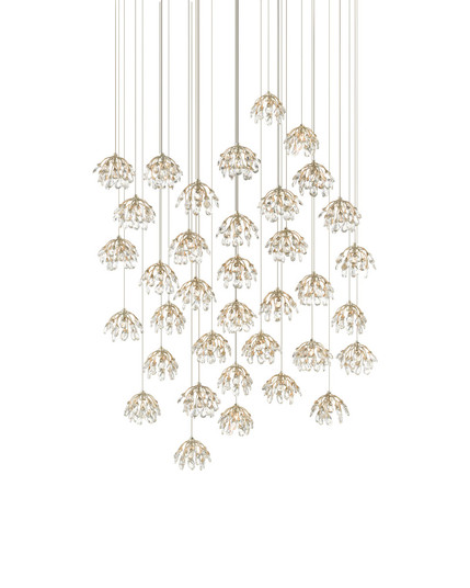 Crystal Bud 36-Light Round Multi-Drop Pendant (92|9000-0673)