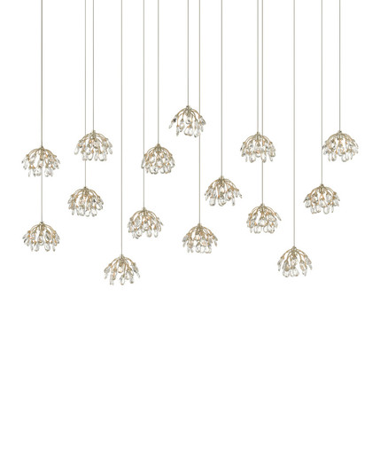 Crystal Bud 15-Light Linear Multi-Drop Pendant (92|9000-0671)