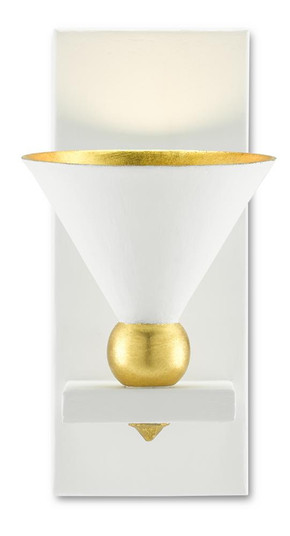 Moderne White Wall Sconce (92|5000-0184)