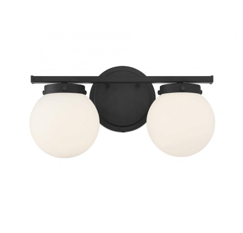 2-Light Bathroom Vanity Light in Matte Black (8483|M80047MBK)