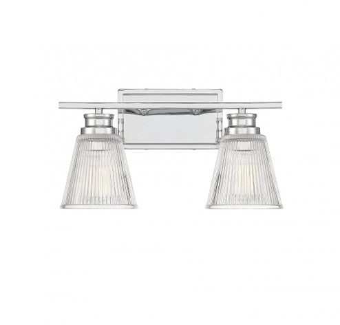 2-Light Bathroom Vanity Light in Chrome (8483|M80040CH)