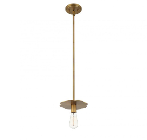 1-Light Mini Pendant in Natural Brass (8483|M70113NB)