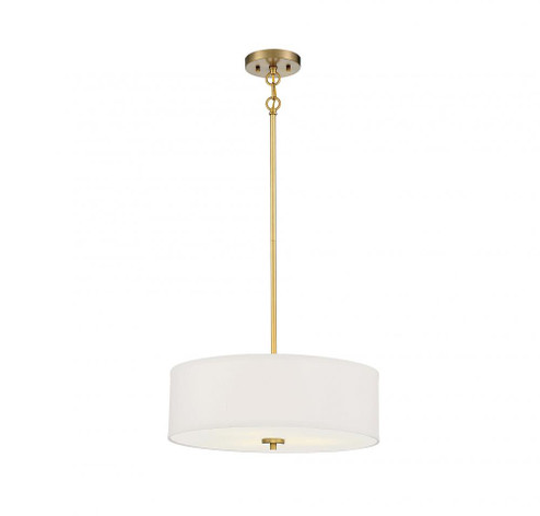 3-Light Pendant in Warm Brass (8483|M70109NB)