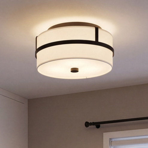 2-Light Ceiling Light in Matte Black (8483|M60065MBK)