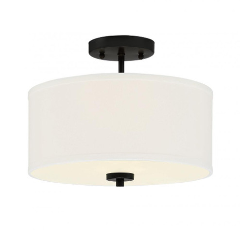 2-Light Ceiling Light in Matte Black (8483|M60008MBK)