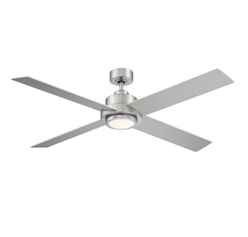 56'' LED Ceiling Fan in Brushed Nickel (8483|M2011BNRV)