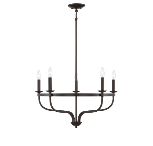 5-Light Chandelier in Oil Rubbed Bronze (8483|M10087ORB)