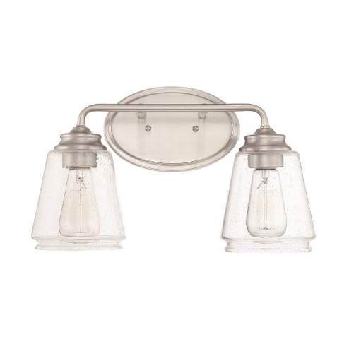2-Light Vanity Brushed Nickel (670|2462-BN)