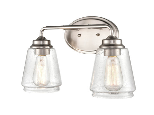 2-Light Vanity Brushed Nickel (670|2462-BN)