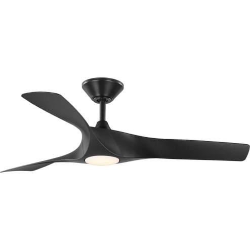 Ryne Collection 52'' 3-Blade Matte Black LED Transitional Indoor/Outdoor DC Ceiling Fan (149|P250060-031-30)