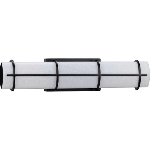Grid LED Collection 22-inch Black and White Linen Acrylic Modern Style Bath Vanity Wall Light (149|P300332-031-30)