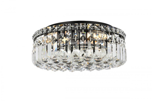 Maxime 16 inch black flush mount (758|V2030F16BK/RC)